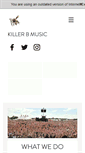 Mobile Screenshot of killerbmusic.com